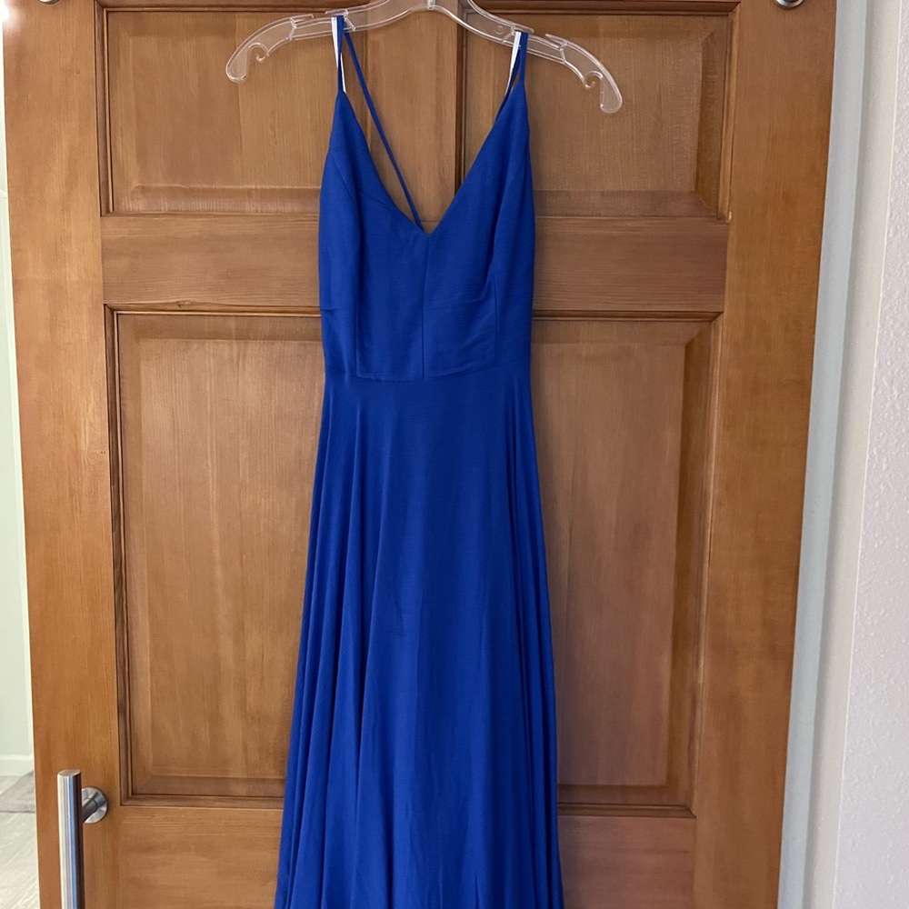 Lulus blue cocktail dress